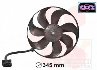 VAN WEZEL 5888744 -  Вентилятор, охлаждение двигателя